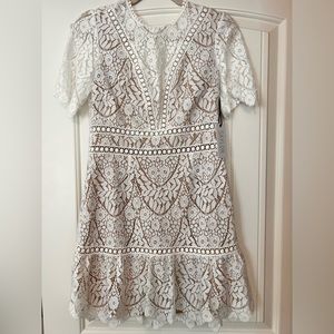Saylor NWT size Medium star white dress